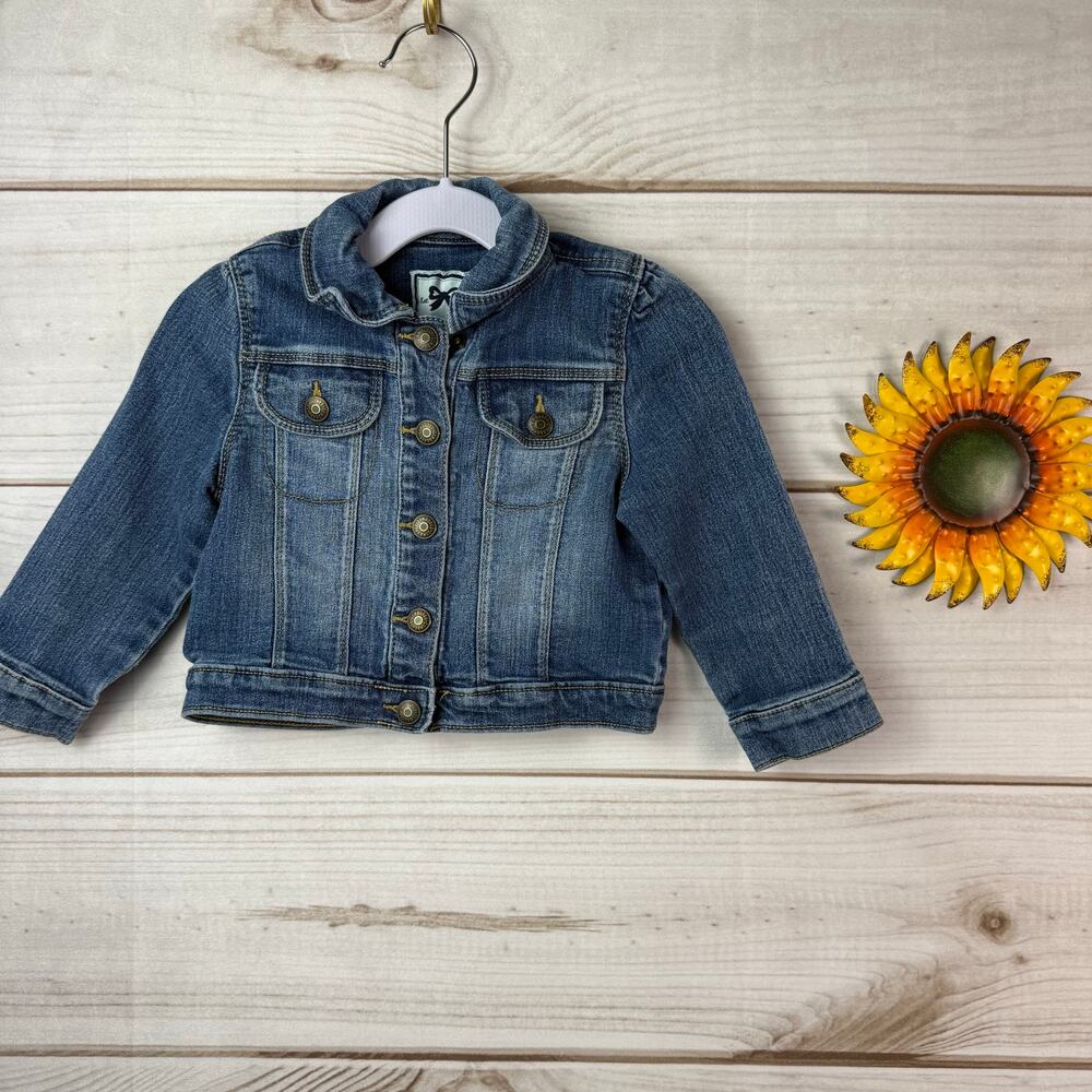Gymboree Denim‎ Jean Jacket Toddler 18-24 Months Classic Blue